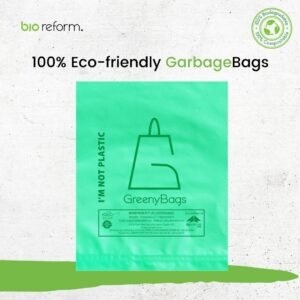 Greeny Garbage Bags Medium (Pack of 10, 19x21 inches)