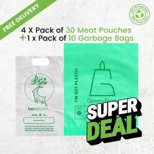 Eid Essentials Combo (4 x Pack of Meat Bags + 1 x Pack of Medium Garbage Bags)
